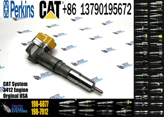 New 3412 Diesel Engine Fuel Injector 111-7916 198-4752 20R-5392 198-6877 232-1170 for Excavator Parts Condition New