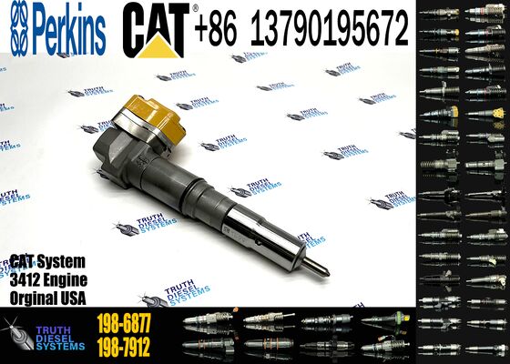 New 3412 Diesel Engine Fuel Injector 111-7916 198-4752 20R-5392 198-6877 232-1170 for Excavator Parts Condition New
