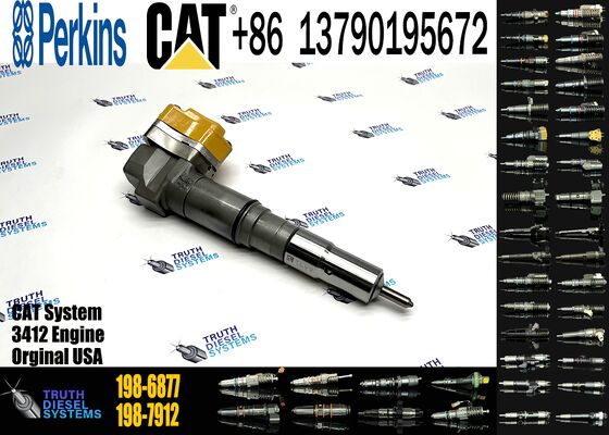 New 3412 Diesel Engine Fuel Injector 111-7916 198-4752 20R-5392 198-6877 232-1170 for Excavator Parts Condition New