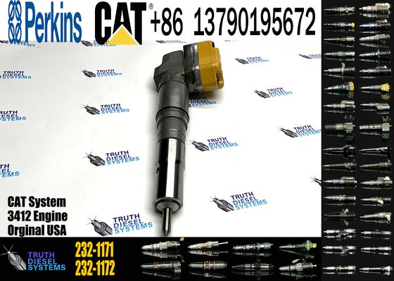 New 3412E 3408 Diesel Fuel Injector for Excavator Engine Parts 232-1171 10R-1267 232-1183 10R-1266 4CR01974