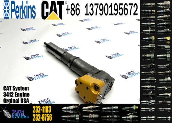 Diesel Excavator Engine Parts Fuel Injector 232-1183 10R-1267 174-7526 for CAT 3412E 5110B Diesel Engine
