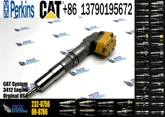 Excavator Engine Parts Fuel Injector 173-9268 138-8756 198-7912 155-1819 232-1168 232-8756 for 3412E 3408 Diesel Fuel