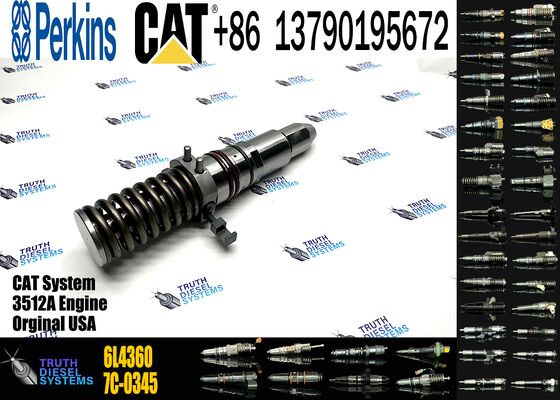 3512 E3512 Fuel Injector Assembly 4P9075 4P9076 7E6408 4P9077 9Y3773 7C4148 6L4357 6L4355 6L4360