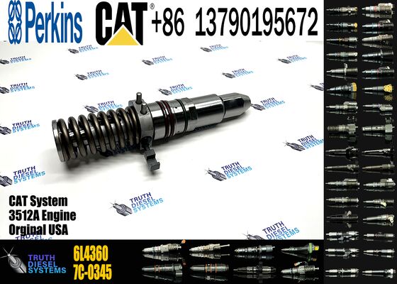 3512 E3512 Fuel Injector Assembly 4P9075 4P9076 7E6408 4P9077 9Y3773 7C4148 6L4357 6L4355 6L4360