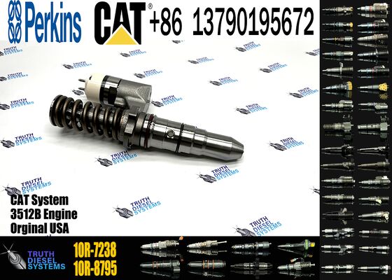 AUTOJIA 3508C 3512C High Quality Injector Excavator Engine Injectors 246-1854 10R-7238