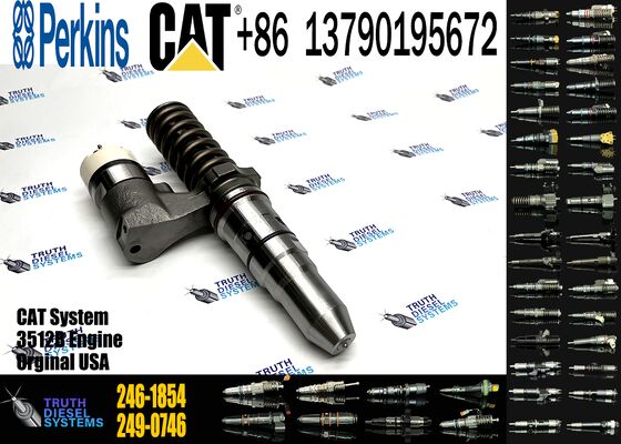 AUTOJIA 3508C 3512C High Quality Injector Excavator Engine Injectors 246-1854 10R-7238