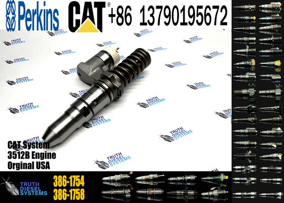 Diesel Common Rail Diesel Fuel Injector 386-1754 3861754 20R-1266 for C-aterpillar CAT 3508B 3512B 3516B Diesel Engine