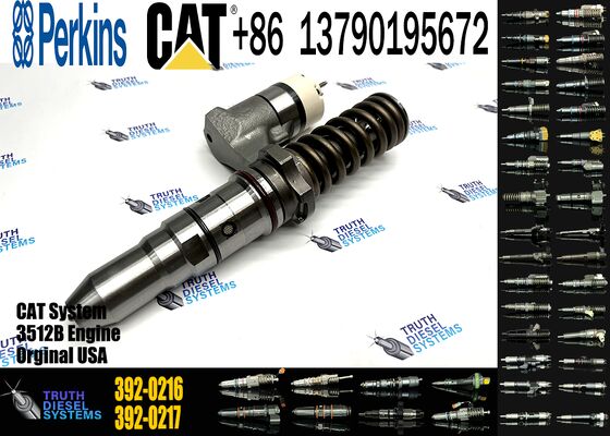 Golden Vidar Machinery Engine Parts Common Rail Diesel Injector 392-0216 for CAT 3508B 3512C 3516C 3524 Engine