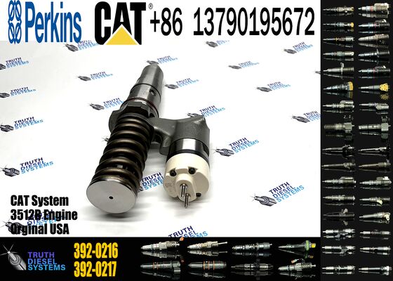 Golden Vidar Machinery Engine Parts Common Rail Diesel Injector 392-0216 for CAT 3508B 3512C 3516C 3524 Engine