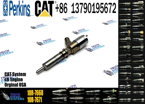 3210990 Fuel Injector 321-0990 2645a743 10R-7668 for 320D C6.6 Diesel Engine Wheel Tractor 613G Common Rail Injection Valve