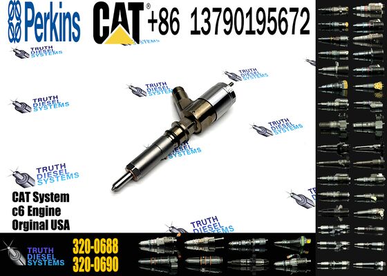 New Diesel Common Rail Fuel Injector 320-0688 3200688 for C6.6 Engine in Stock