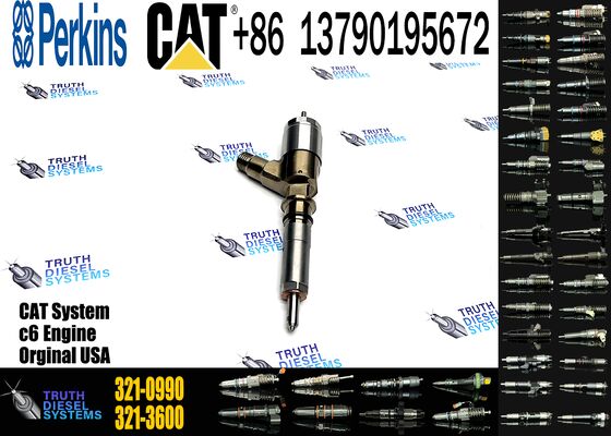 New Diesel Common Rail Fuel Injector 321-0990 3210990 for C6.6 Engine in Stock