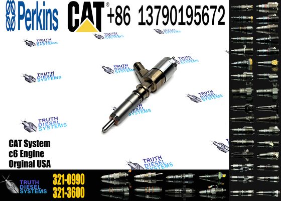 New Diesel Common Rail Fuel Injector 321-0990 3210990 for C6.6 Engine in Stock