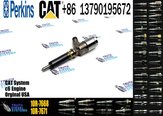 New Diesel Common Rail Fuel Injector 10R-7668 10R7668 for C6.6 Engine in Stock