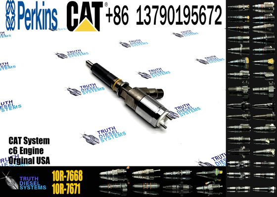 New Diesel Common Rail Fuel Injector 10R-7668 10R7668 for C6.6 Engine in Stock