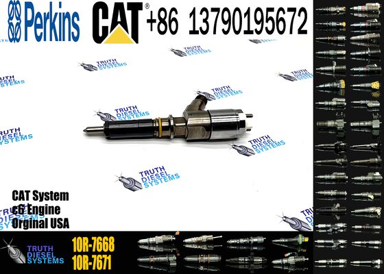 New Diesel Common Rail Fuel Injector 10R-7668 10R7668 for C6.6 Engine in Stock