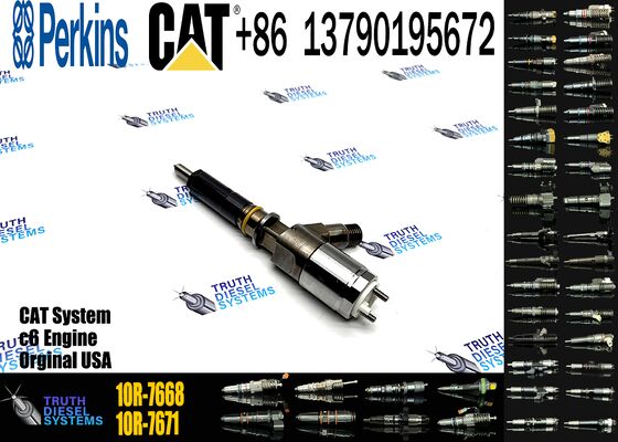 New Diesel Common Rail Fuel Injector 10R-7668 10R7668 for C6.6 Engine in Stock