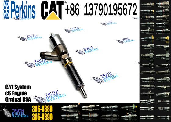New Diesel Common Rail Fuel Injector 306-9380 10R-7672 2645A734 Steel for Sprayer Excavator C4.2/C6.4 C4.4/C6.6 Truck Parts Excavator Truck Parts Steel