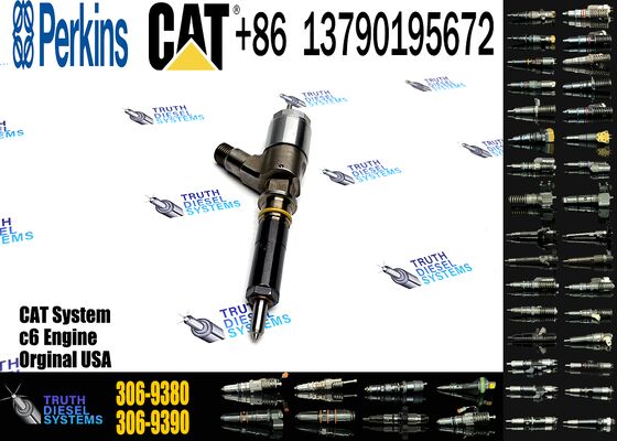 New Diesel Common Rail Fuel Injector 306-9380 10R-7672 2645A734 Steel for Sprayer Excavator C4.2/C6.4 C4.4/C6.6 Truck Parts Excavator Truck Parts Steel