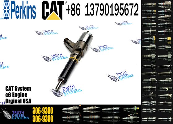 New Diesel Common Rail Fuel Injector 306-9380 10R-7672 2645A734 Steel for Sprayer Excavator C4.2/C6.4 C4.4/C6.6 Truck Parts Excavator Truck Parts Steel