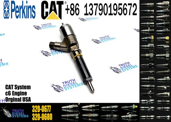 Affordable Excavator Engine Spare Parts Diesel Fuel Injector 320-0690 320-0677 321-3600 320-0655 10R-7675 for C6.6 Diesel Engine