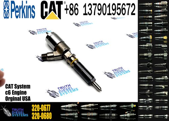 Affordable Excavator Engine Spare Parts Diesel Fuel Injector 320-0690 320-0677 321-3600 320-0655 10R-7675 for C6.6 Diesel Engine