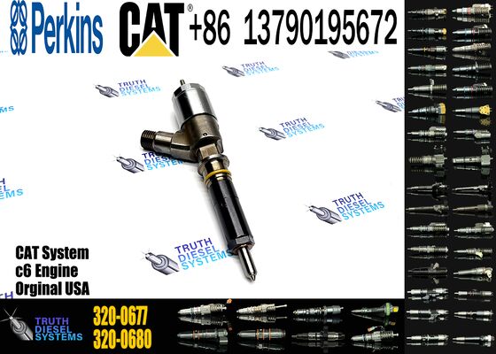 Affordable Excavator Engine Spare Parts Diesel Fuel Injector 320-0690 320-0677 321-3600 320-0655 10R-7675 for C6.6 Diesel Engine
