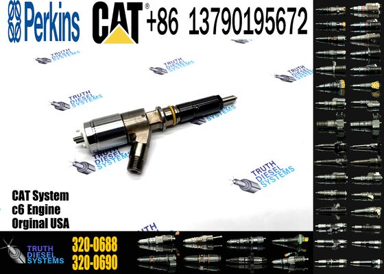 320-0688 Common Rail Diesel Engine Spare Parts Injector 2645A747 10R-7939 320-0688 for C-aterpillar 320d for Perkins C6.6