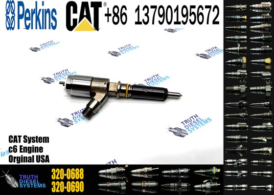 320-0688 Common Rail Diesel Engine Spare Parts Injector 2645A747 10R-7939 320-0688 for C-aterpillar 320d for Perkins C6.6