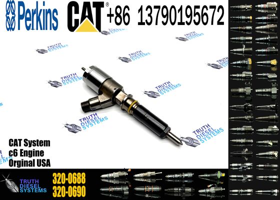 320-0688 Common Rail Diesel Engine Spare Parts Injector 2645A747 10R-7939 320-0688 for C-aterpillar 320d for Perkins C6.6