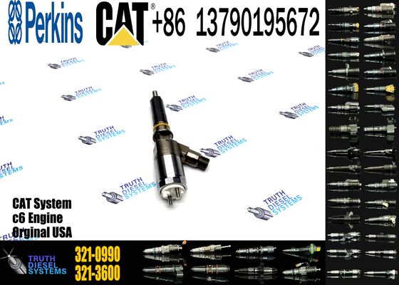 New Diesel Common Rail Fuel Injector 321-0990 3210990 for C6.6 Engine in Stock