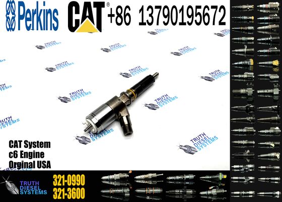 New Diesel Common Rail Fuel Injector 321-0990 3210990 for C6.6 Engine in Stock