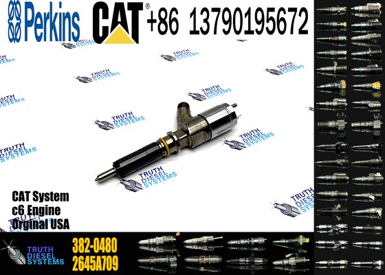 2645A709 Common Rail Injector 320-0680 2645A709 295-9130 382-0480 282-0490 for C6 C6.6 1106D-E66TA Engine