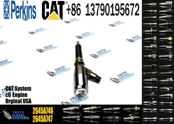 High Quality CAT 320D 323D C6.6 C4.4 Common Rail Diesel Engine Injectors 2645A746 320-0677 Fuel Injector for C-aterpillar Parts