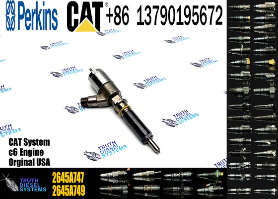 New Diesel Common Rail Fuel Injector 10R-767672 10R7672 2645A747 for C4.4 Engine in Stock