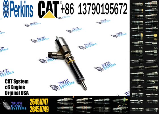 New Diesel Common Rail Fuel Injector 10R-767672 10R7672 2645A747 for C4.4 Engine in Stock