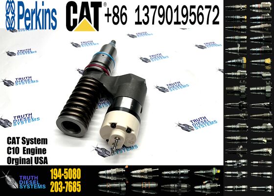 Excavator Loader Parts 2123460 10R-0960 161-1708 194-5080 223-5327 223-5328 212-3460 Diesel Engine C10 12 Fuel Injector Assembly