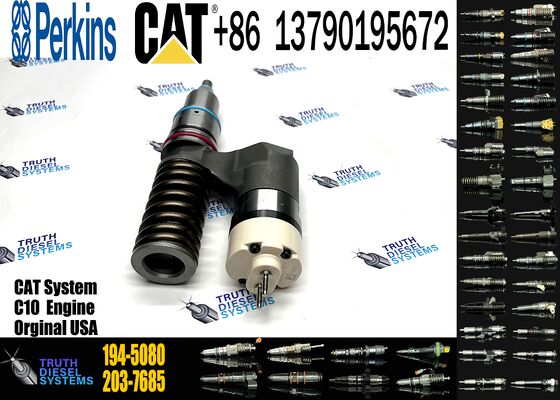 Excavator Loader Parts 2123460 10R-0960 161-1708 194-5080 223-5327 223-5328 212-3460 Diesel Engine C10 12 Fuel Injector Assembly