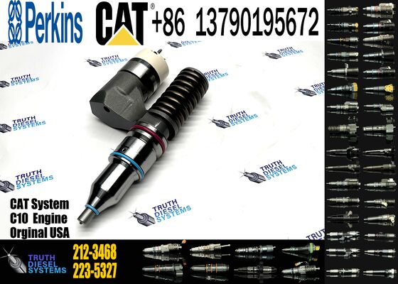 Injector Cat Excavator C10 C12 Diesel Engine Fuel System Fuel Injector 10R-1258 212-3468 2123468