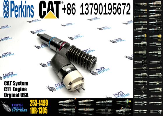 C11 C-aterpillar Excavator Diesel Engine Parts New Fuel Injector 10R-1305 249-0708 10R-3147 253-1459