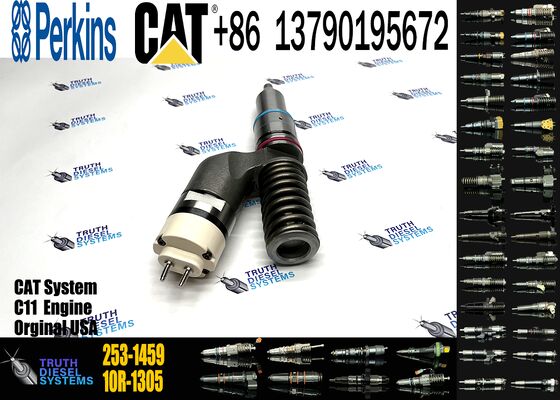 C11 C-aterpillar Excavator Diesel Engine Parts New Fuel Injector 10R-1305 249-0708 10R-3147 253-1459