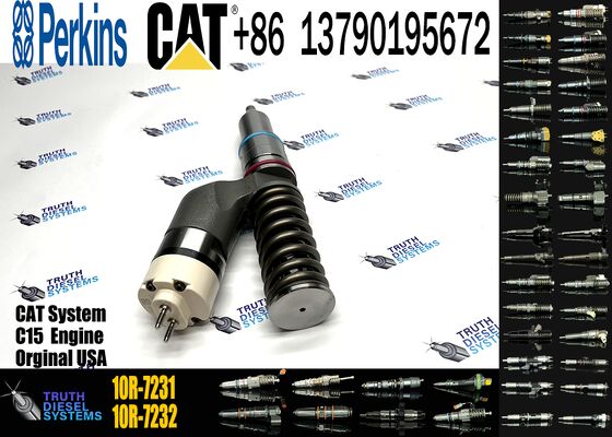 Fuel Injector 253-0618 10R-2772 276-8307 10R-7231 291-5911 10R-7230 Fits for C18 Engine Excavator Truck Parts