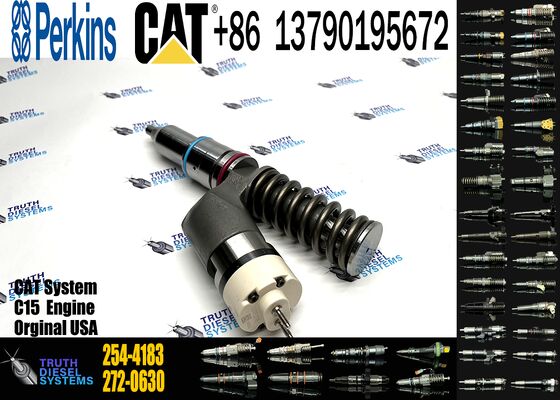 Truck Engine Parts Common Rail Diesel Fuel Injector 254-4183 2544183 for C15 C18