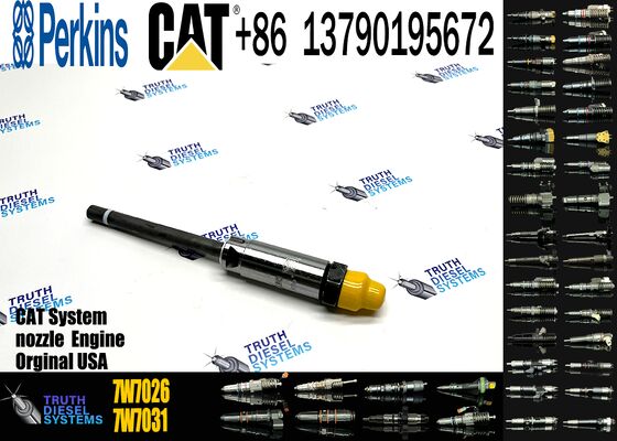 Excavator Injector 7W7026 7W-7026 Pencil-type Fuel Injectors for Engine Fuel Systems