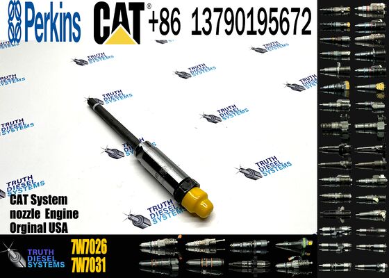 Excavator Injector 7W7026 7W-7026 Pencil-type Fuel Injectors for Engine Fuel Systems