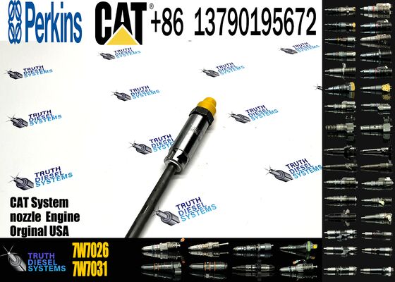 Excavator Injector 7W7026 7W-7026 Pencil-type Fuel Injectors for Engine Fuel Systems