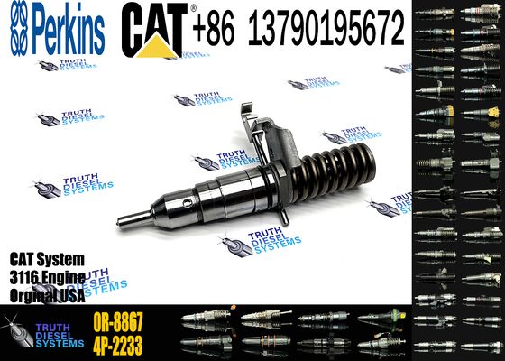 0R-8867 7E-7607 0R-3389 0R-3580 Diesel Engine Fuel Injector For Ccaterpillar CAT 3116 200B 320B 322B 325B 446B Excavator Truck