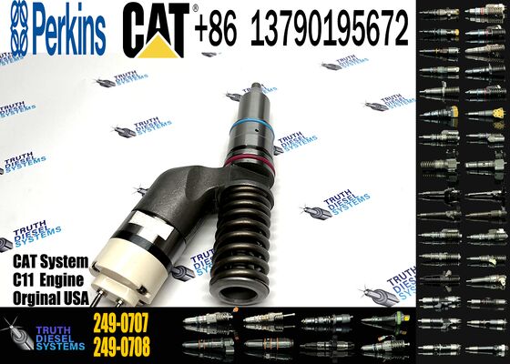 C11 Diesel Engine Parts Fuel Injector 249-0712 2490712 10R3147 249-0707 2490707 10R1305 Fuel Injector for Excavator 385C